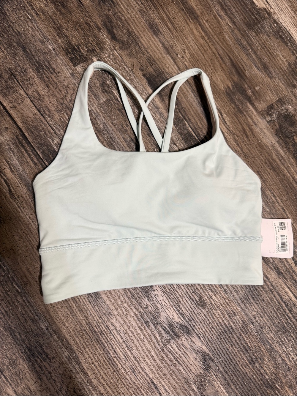 Lululemon Seamless Light Blue Strappy Sports Bra - Women Intimates & Sleepwear